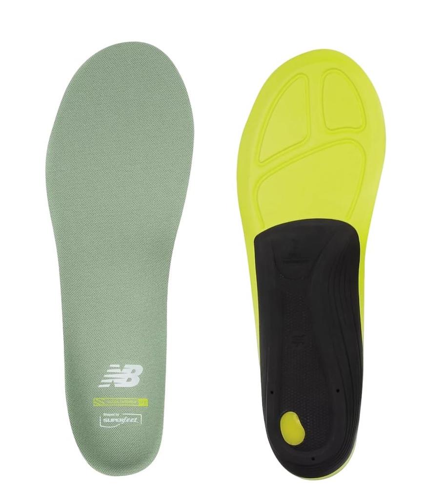 New Balance Superfeet Running Ultra Cushion CFX Superfeet Cushion LG Size B (FL6394) Insole, Support, (Light Gray), (21.5-23cm)