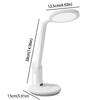 Full Spectrum LED Clock Table Lamp Eye Protection Plug-in Design Dimmable Desk Lamp Reading Light Night Light