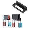 Wall Mount for Switch 2/Switch 1, Storage Wall Stand with 5 Game Card Holders & 4 Joy Con Brackets