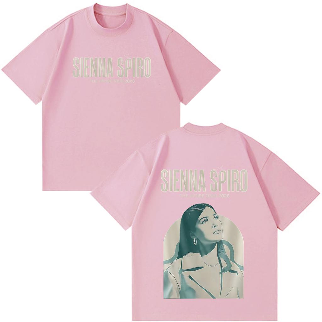 Sienna Spiro My House Tour 2026 Graphic Tshirt Unisex Unisex Vintage Fashion Tshirt Shortsleeved Casual Cotton Tshirts Fan Gifts