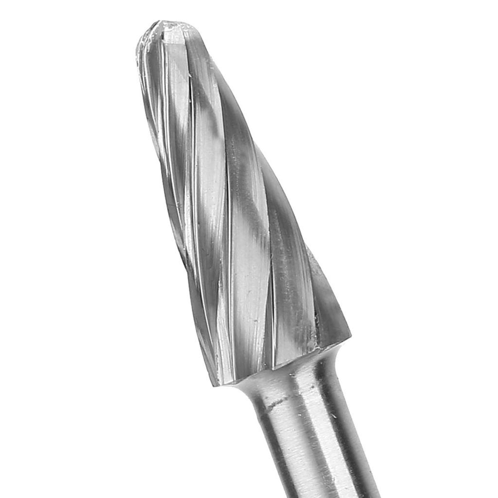 6pcs  6mm 14" Shank Aluminum Rotary Burr Extra Long 150mm Milling Cutter
