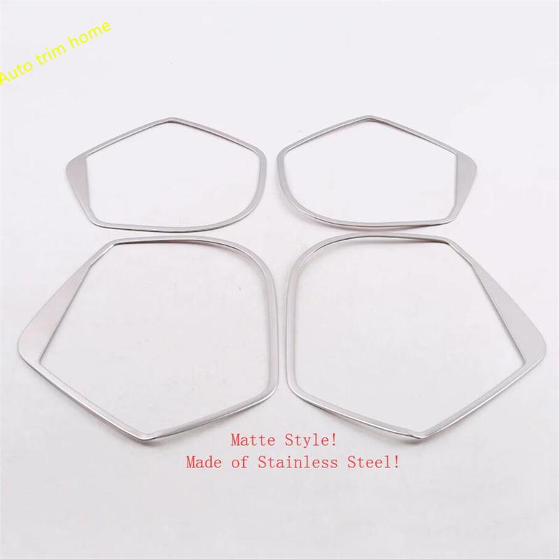 Car Inner Door Stereo Speaker Audio Sound Loudspeaker Ring Frame Cover Trim Accessories Interior For Cadillac XT4  -