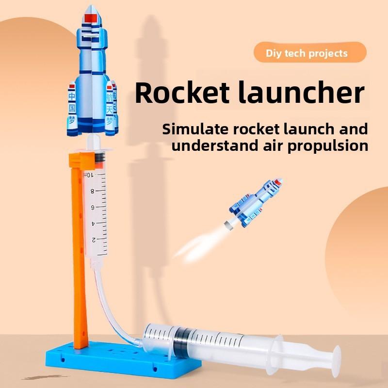Science Experiment Kit For Kids With Diy Rocket Launcher Educational Toy For Home Learning