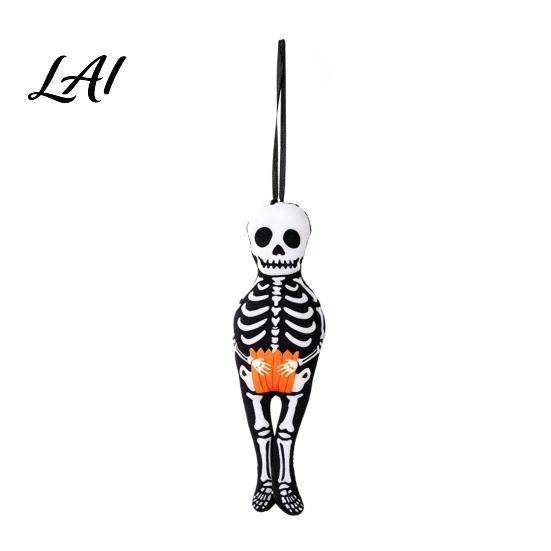 Ghost Bag Charms for Kids Halloween Pumpkin Hanging Ornament Car Rearview Mirror Pendant Cute Soft Plush Holiday Ornaments School Keychain