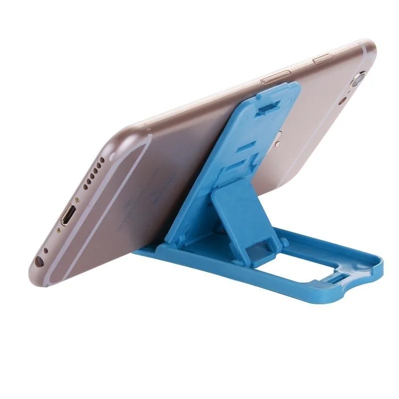 New 5pcs/set Universal Folding Table cell phone support Plastic holder desktop stand for your phone Smartphone & Tablet Support