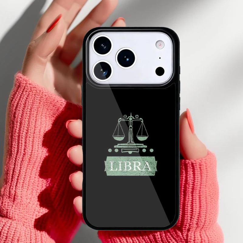 Zodiac Libra Balance soft Phone Case for iPhone 17 Air 16e 15 14 13 Pro Max Back Cover for 12 11 Pro Coque
