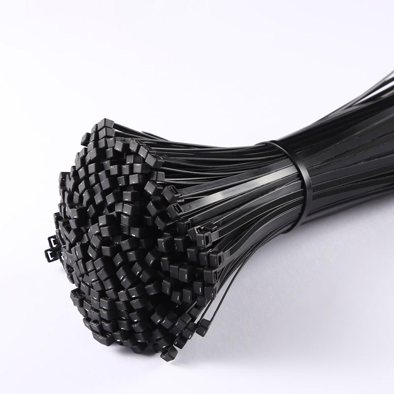 Self-locking Plastic Nylon Cable Tie 100 Pieces Black 5x300 Cable Tie Fastening Ring 3x200 Industrial Cable Tie Cable Tie Set