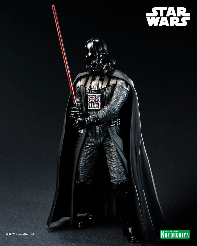 Kotobukiya Star Return of the Jedi Darth Vader Return of Anakin Skywalker Scale PVC Painted Simple Assembly Figure Wars ARTFX+ 1/10