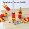 2pcs Screw Holder Clamps, ABS Plastic Screwgripper Attachment for Woodworking, Universal Screw Fixing Sleeve for Screw-bit 6-8mm