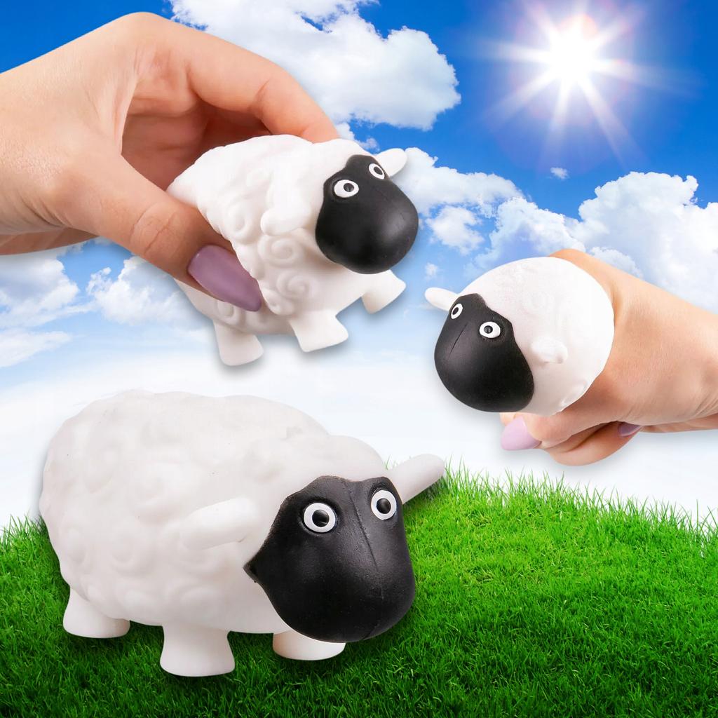 Gniotek Squishy Wesoły Baranek Antystresowy Miękki Sensoryczny Owieczka