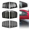 For Dodge Charger 2011-2021 Car Rear Window Quarter Louver Cover Side Vent Shutter Trim Scoop ABS Accessories Parts