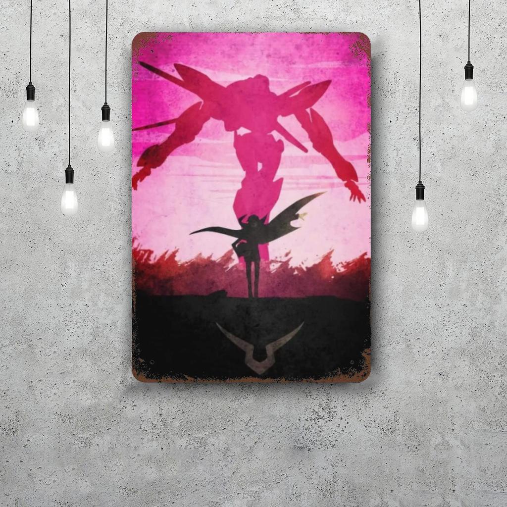 Code Geass Anime Vintage Metal Tin Signs Posters Decor Retro Metal Plaque Wall Art Decor for Garage Bar