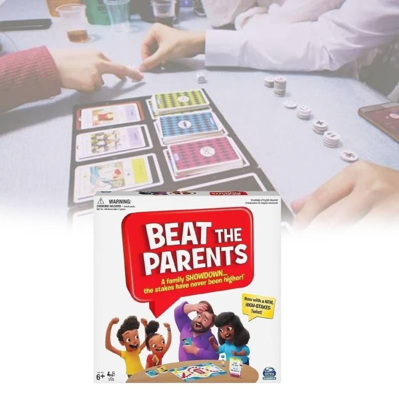 Fesselndes Spin Master Brettspiel Schlage deine Eltern Nur ein lustiges Kartenspiel-Erlebnis