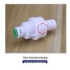 Water Purifier Pressure Reducing Valve, Quick Connect, POM Material, High Pressure Resistance, Stable 2-point Connection