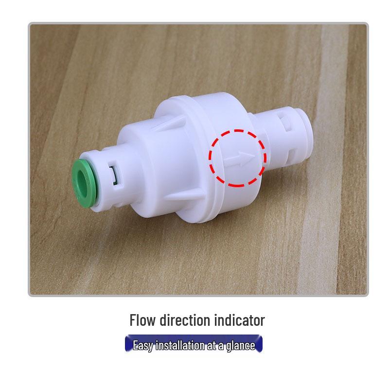 Water Purifier Pressure Reducing Valve, Quick Connect, POM Material, High Pressure Resistance, Stable 2-point Connection