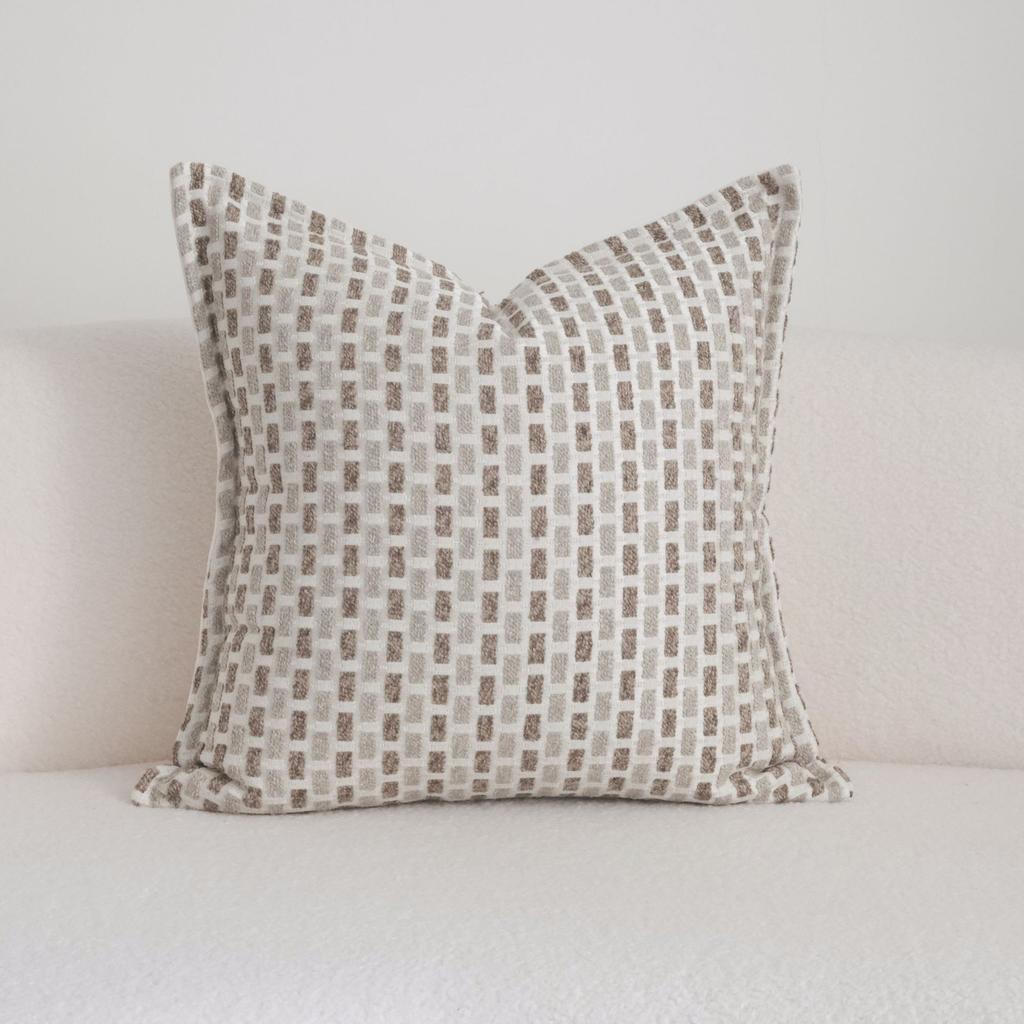 Bohemian Stripes Throw Pillow Cover Cojines Zen Style Cotton Linen Square Sofa Pillowcase Headboard Cushion Covers 30x50/45x45cm