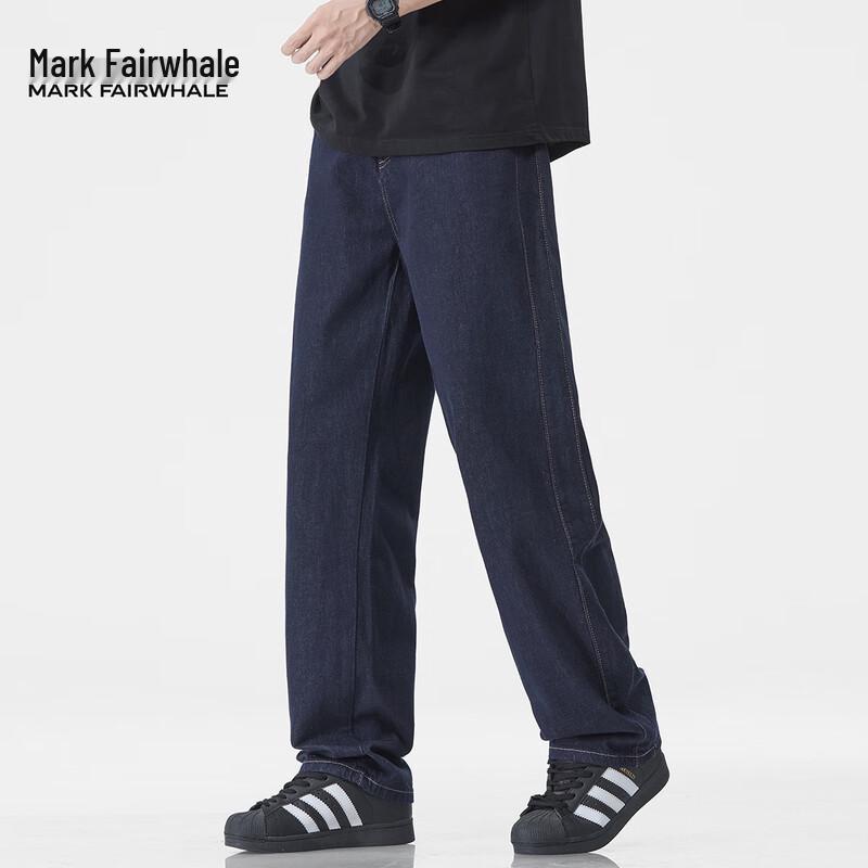 Mark Fairwhale Men's Retro Loose Straight Jeans