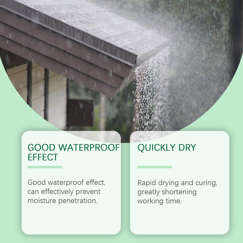 Jaysuing Transparent Waterproofing Adhesive Home Furnishing Window Sill Bathroom Waterproofing Coating Patch Leakage Gap