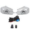 2pcs Front Fog Light Assembly Halogen Driving Lamp Replacement for FJ Cruiser XJ10 2007‑2014