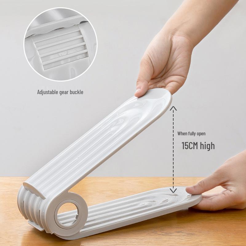 Double-Layer Adjustable Shoe Rack for Home and Dorm