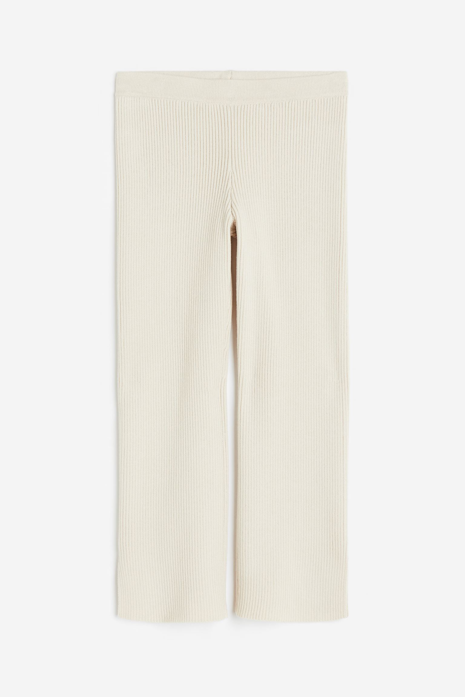 

Леггинсы ребристой вязки