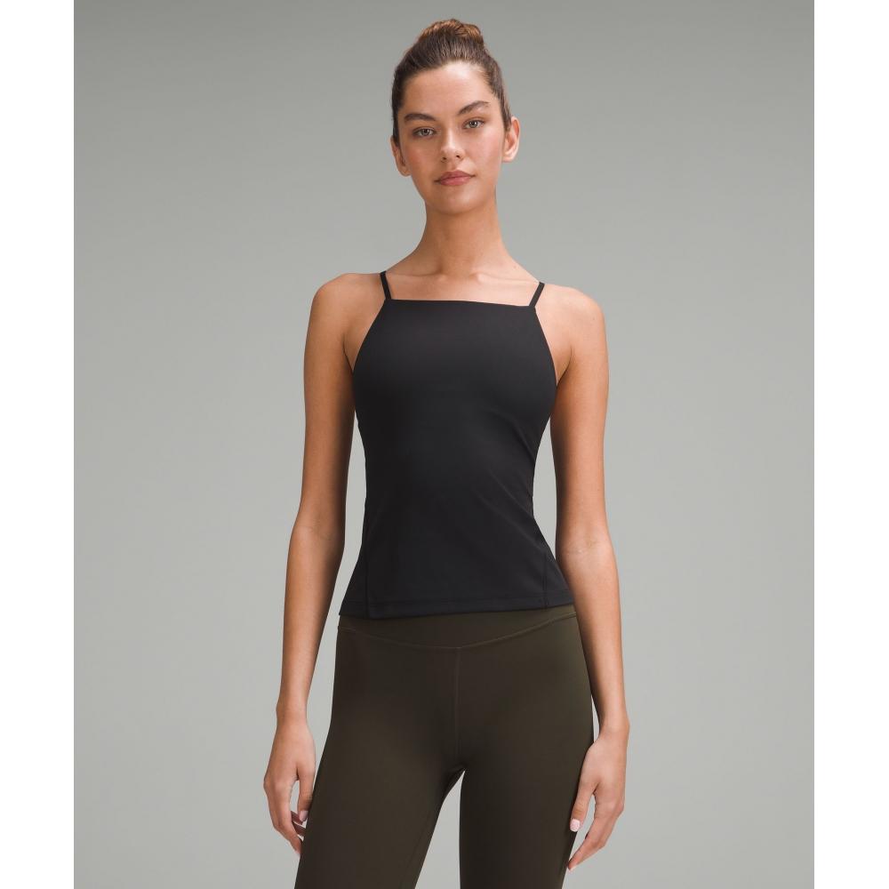 

Lululemon Align High Neck CAmi TAnk Top Light Support A B Cup BlAck 2