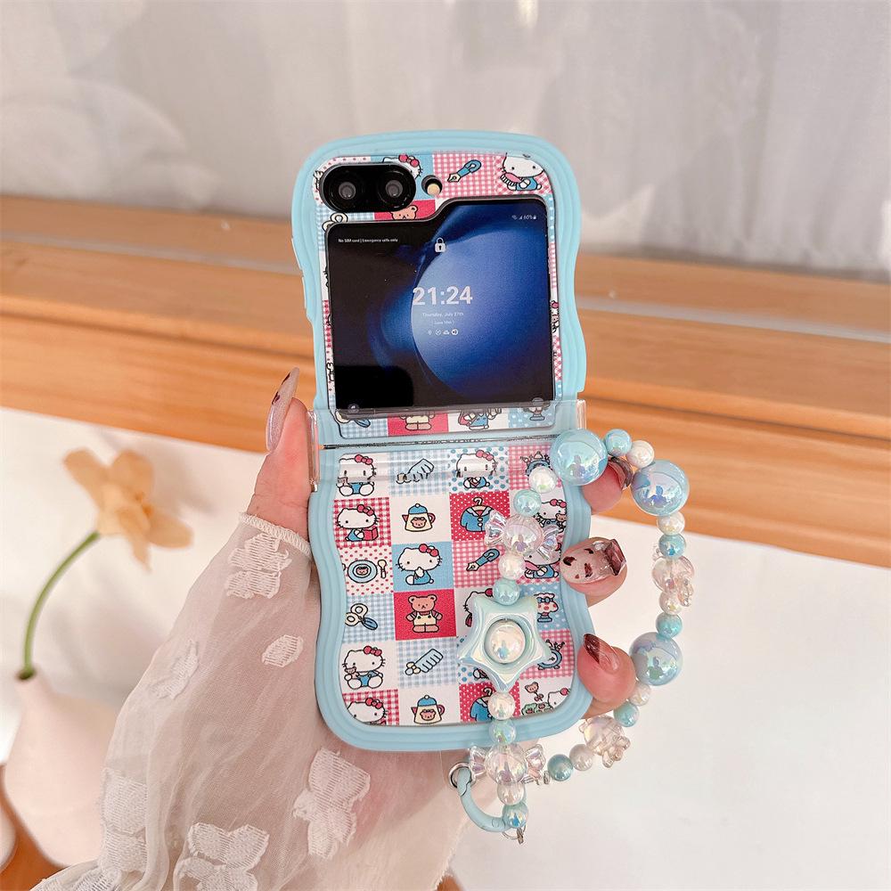 Hello Kitty Samsung Galaxy Z Flip Series Protective Case with Lanyard