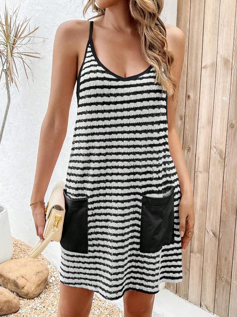 Women's Tennis Dress Athletic Mini Romper with Built In Shorts Summer Vacation Outfit