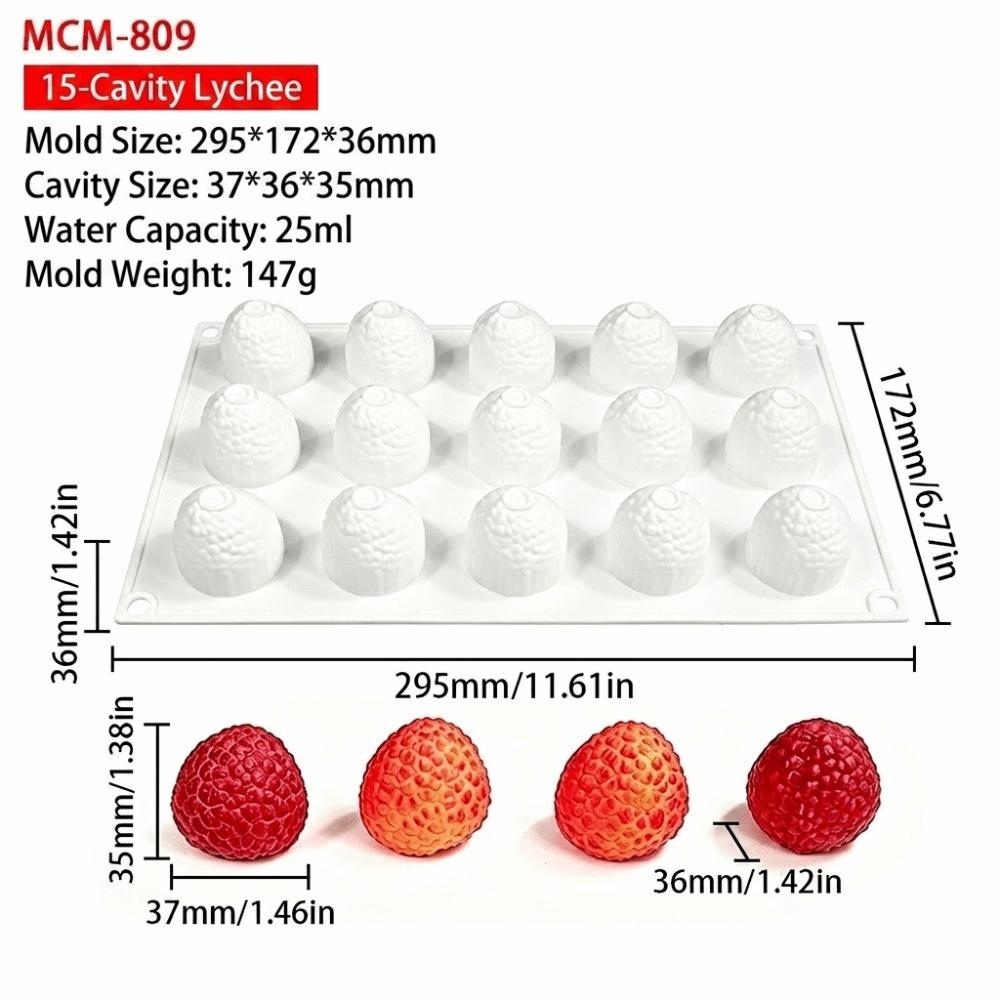 Flexible Material Silicone Mold Set Food-Grade Silicone Dessert Mold DIY Dessert Making Style2