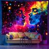 Psychedelic Totem Tapestry Wall Hanging Bohemian Hippie Bedroom Living Room Home Decor Polyester Fabric