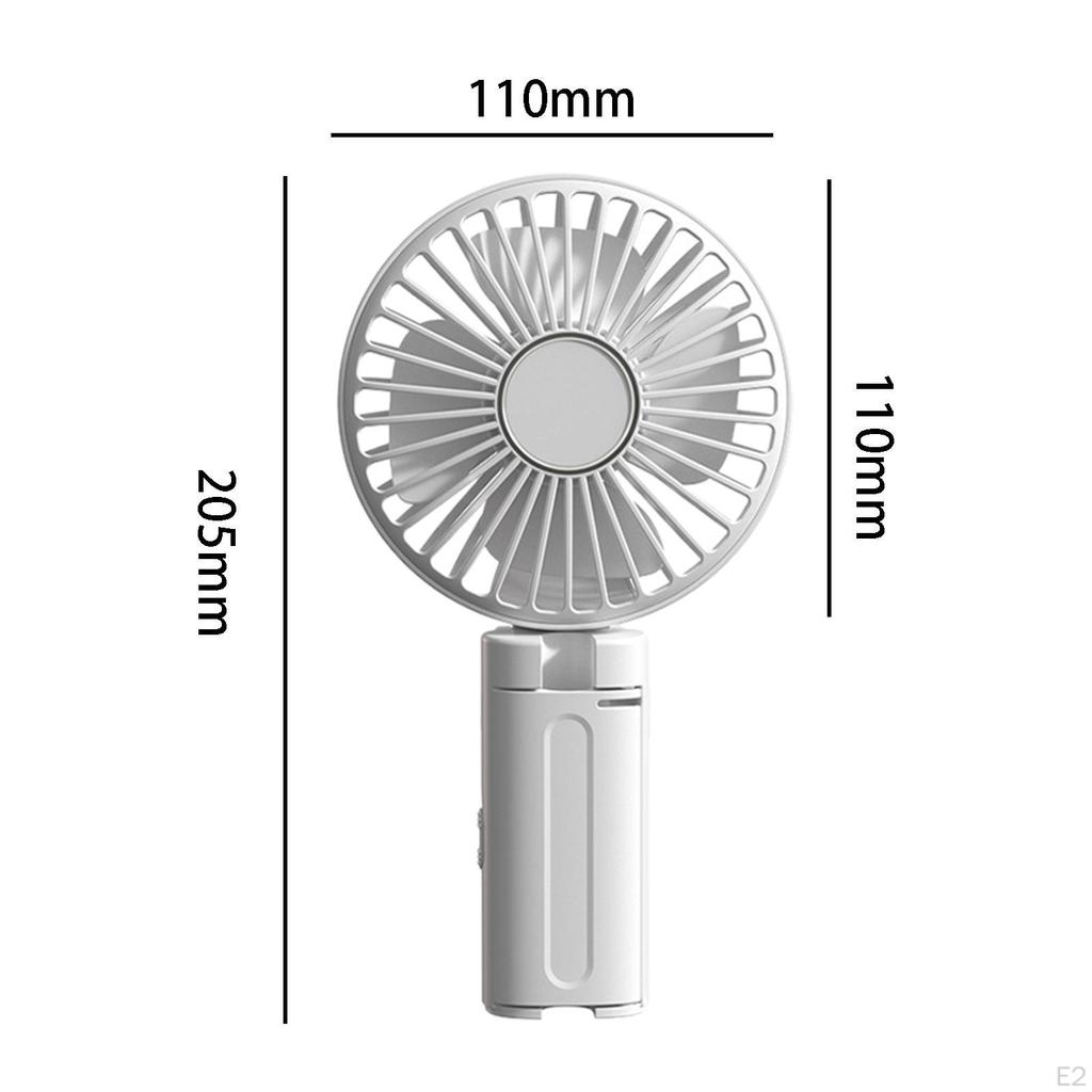 , Table, Portable, Quiet, Foldable, Handheld Mini, Desktop Cooling for Indoor And Outdoor Use, Car,
