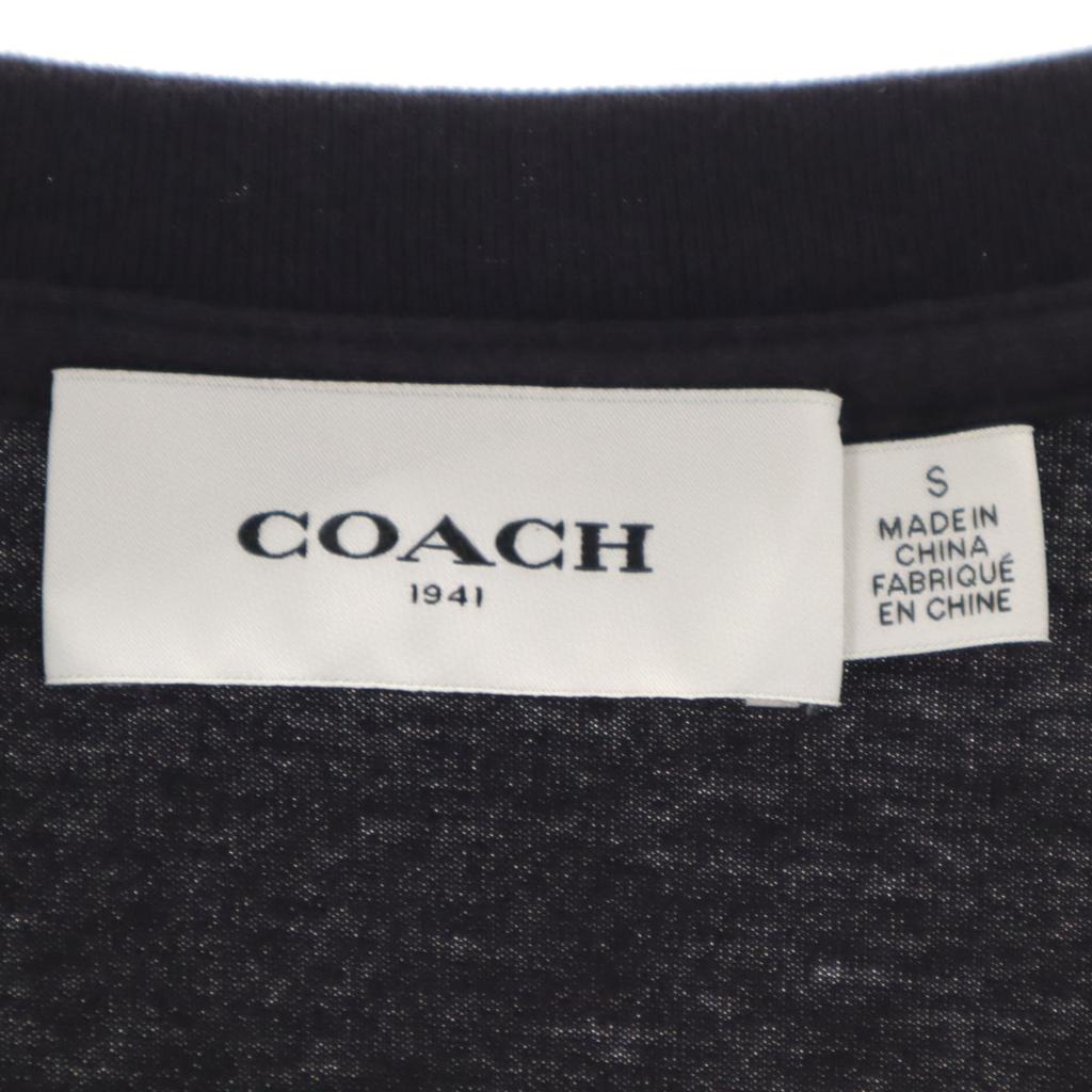 COACH Lexi Short sleeve T-shirt S black 1123 Dinosaurs Women Used