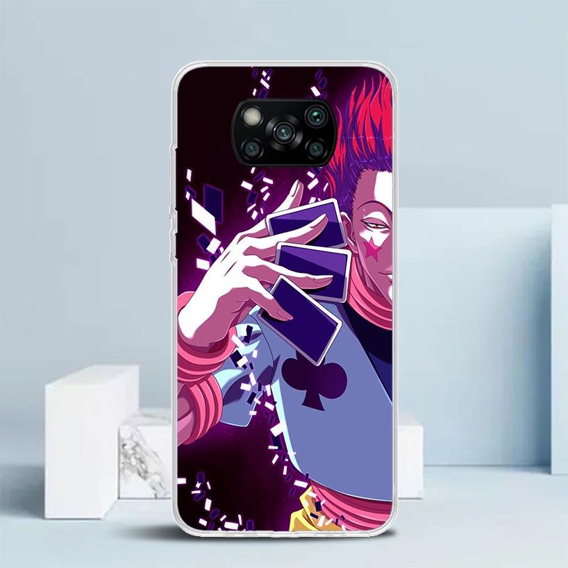 

HunterX Hisoka Phone Case For Xiaomi Poco F7 Ultra X5 X6 X7 Pro M7 Redmi 15C 15 13C 13 12C 12 10C 10 10A 9 9C 9A 9T Cover Poco X Xiaomi Poco F7 Ultra