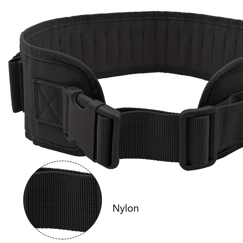Outdoor Hunting Belt Multi-Function Buckle Nylon Belt Hunting Adjustable Quick Release Buckle Outdoor Hunting Thickened Widened Waistbands