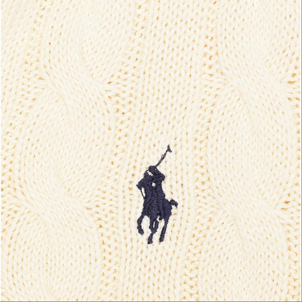 Polo Ralph Lauren Solid Color Pony Embroidered Long Sleeve Knit Sweater Men Sweater White 710810841015