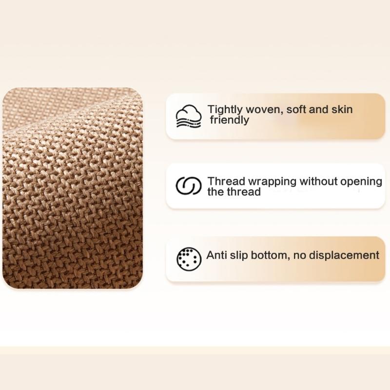 Chair Cushion Slip Proof Seating Cushion Semicircular Cooling Fabric Chair Cushions for Kitchen Dining or Office Use