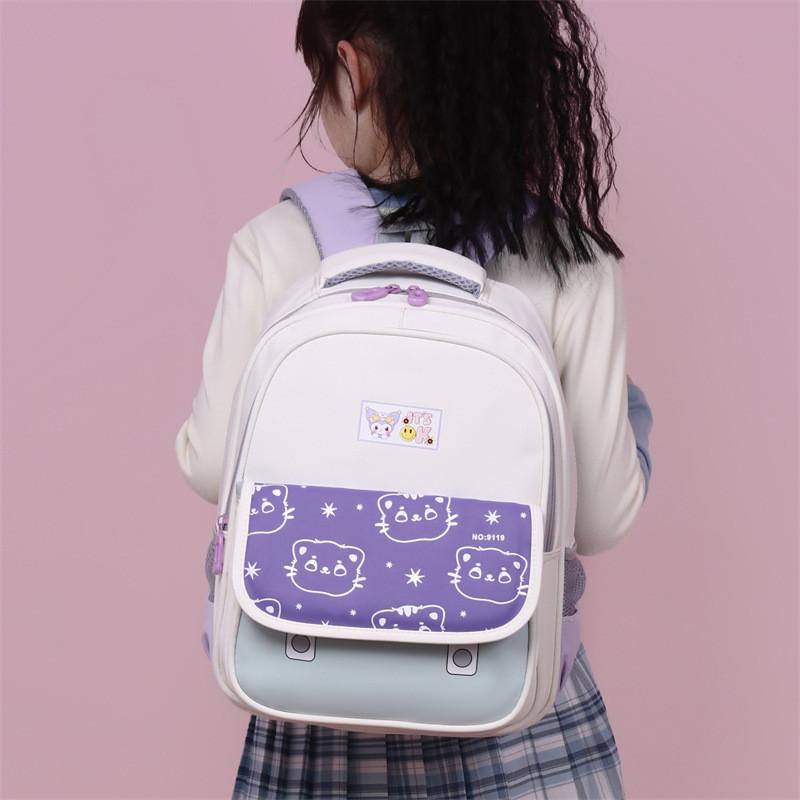 Capacity Adorable Large Student Backpack For Boys And Girls With Comfy Cushion Straps