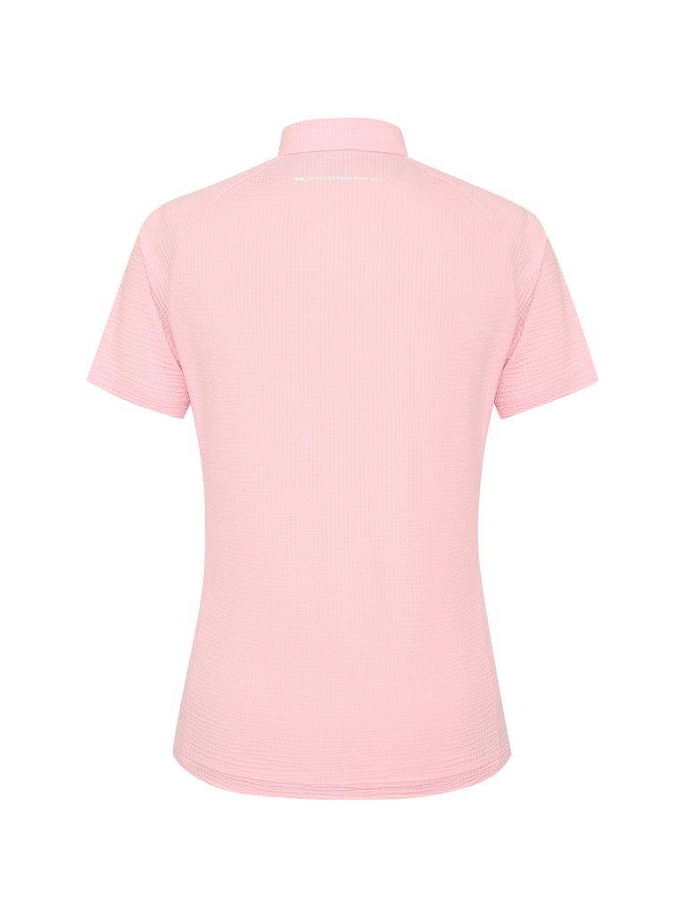 K2 Surround Short Sleeve Zip-Up W_Cool Pink
