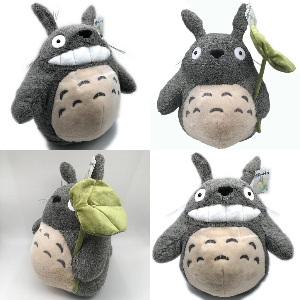 Adorable 14" My Neighbor Totoro Gray Plush Doll Soft Stuffed Animal Toy For Kids