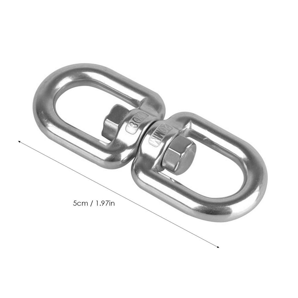 Swivel Snap Hooks Swivel Hook 8 Word Ring Swing Swivel 360 Smooth Rotation Safest Rotational Device Swing Swivel For Dancing