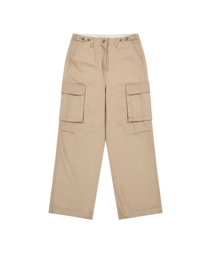 Banwonateullie P3204 Pigment Cargo Pants_Beige