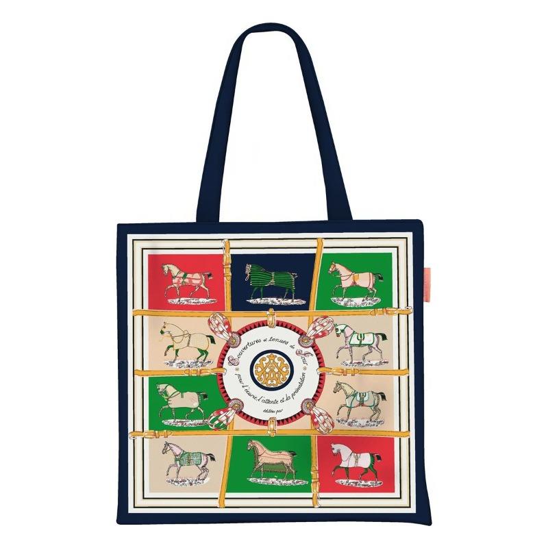 Printed Canvas Bag Women's Hand Bag Large Capacity Student Tutoring Shoulder Bag