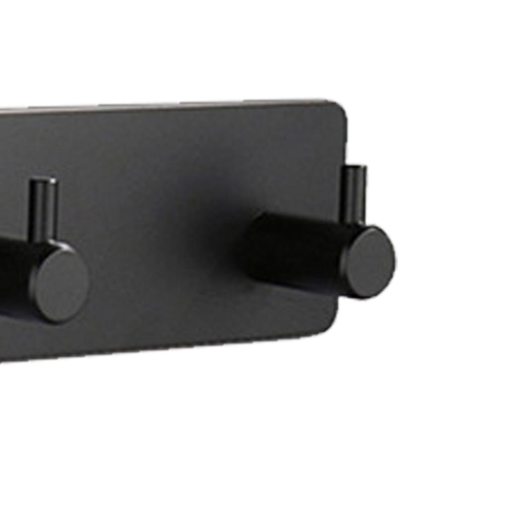 Row Hook Wall Mounted Space Saving Stainless Steel Towel Hook for Kitchen Bathroom Closet