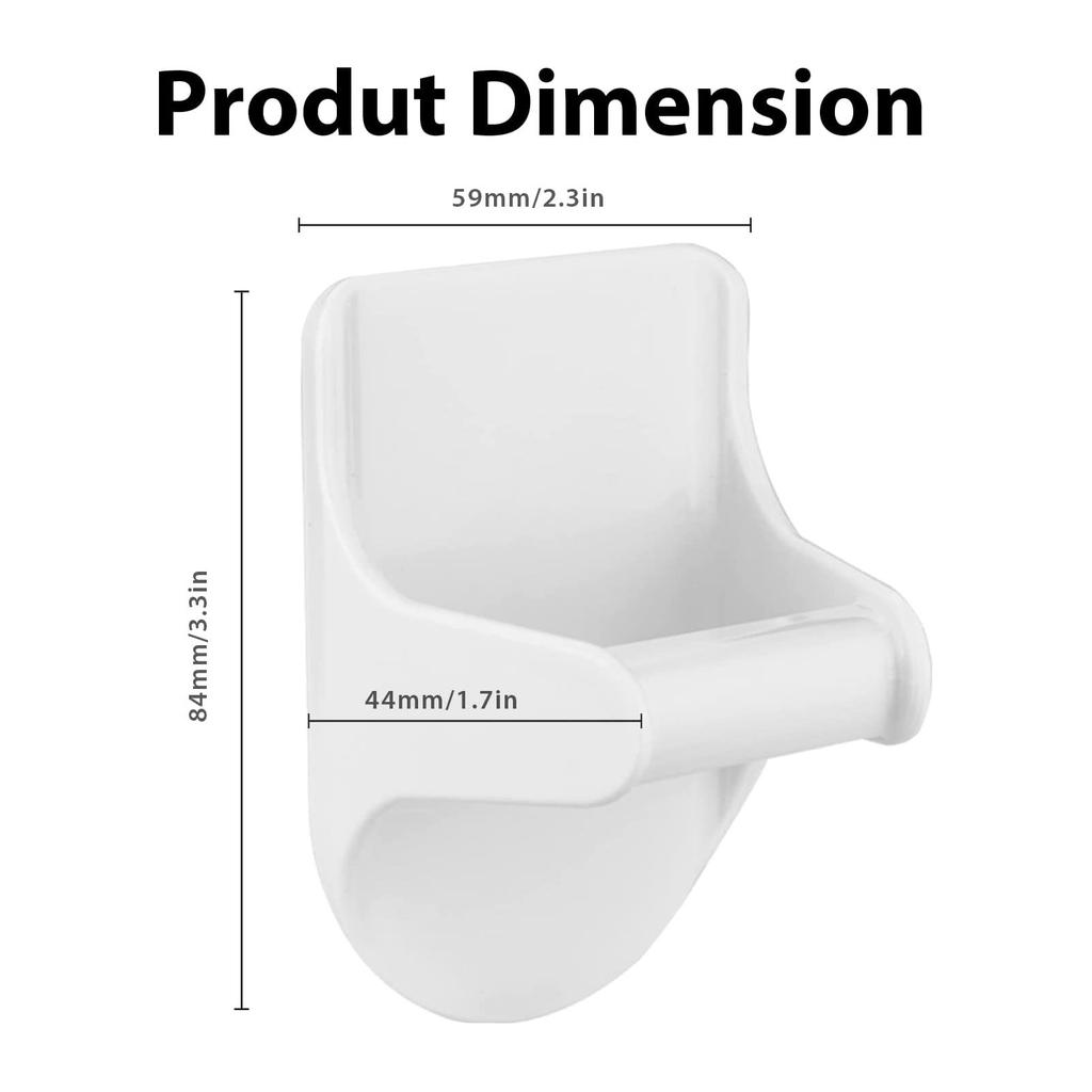4/8Pcs Wall-mounted ABS Spray Bottle Holder Space-saving Easily Install Spray Bottle Holder for Smooth Surface Kitchen Bathroom
