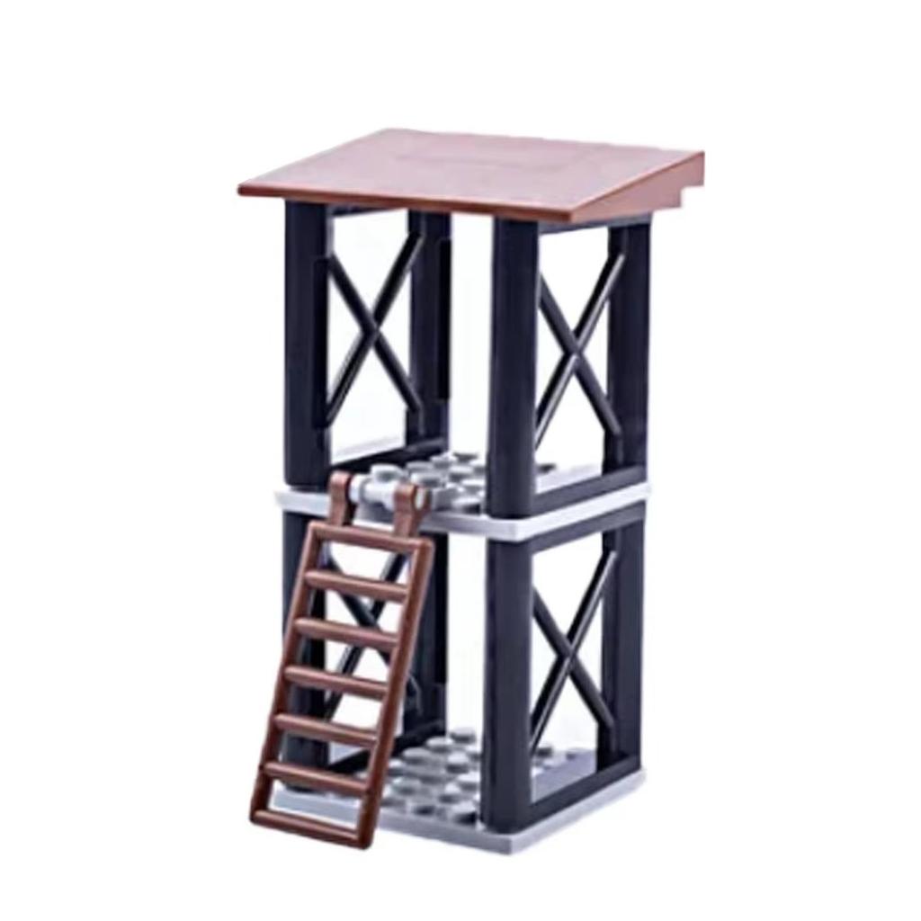 MOC WW2 Military Oil Barrel Weapons Box Building Block Set War Scene Accessories Bullet Motorcycle Sandbag Block Bricks Toys  Playsets