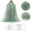 Wrinkle Pleated Plain Hijab 10 Colors Ripple Hijab Women Scarves Veil Crinkle Hijab Scarf