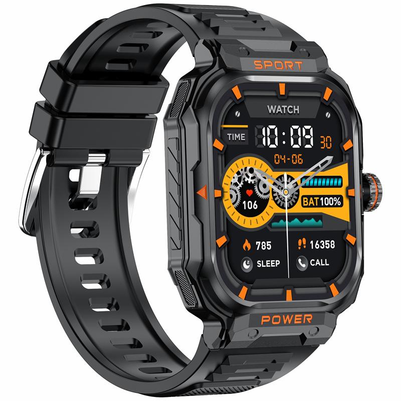 GT55 Headset Smart Watch 2.01inch Large Screen NFC TWS 2 In 1 Wireless Earphone Bluetooth Sport Earbuds Smartwatch