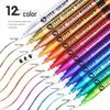 Super Gold Flash Metallic Marker - Black Card Photo Highlight Pen for DIY & Crafts