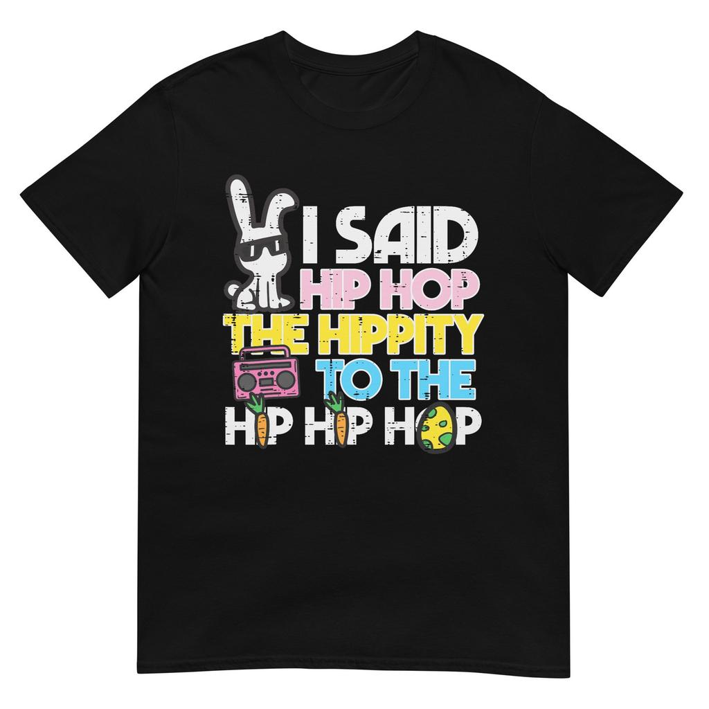 Hip Hop Hippity Easter Bunny Funny Unisex Girls Kids Toddler Tshirt