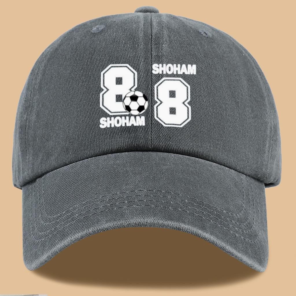 Printed Baseball Cap Trendy Personalized Fashion Cap SHOHAM Letter Decoration Unisex Adjustable Cap